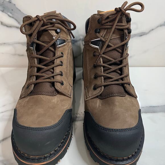 Ridgecut RCT002TS Toughwear Leather Steel Toe Waterproof Work Boots Size 10 - Picture 3 of 9